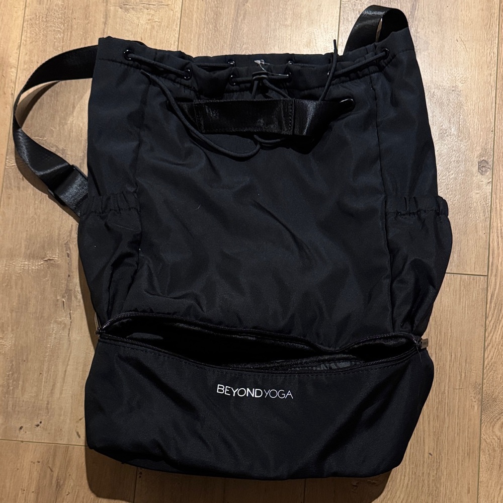 Beyond Yoga Classic Black Backpack